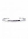 Стальной браслет с надписью  DREAM BIGGER BNGL0004