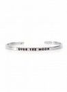 Стальной браслет с надписью  OVER THE MOON BNGL0013
