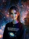 СВИТШОТ ЧЕРНЫЙ "I AM HERE" 97/21